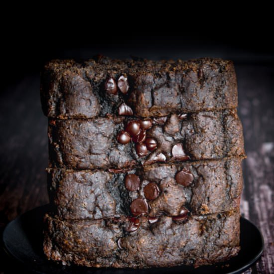 Chocolate Tahini Banana Bread