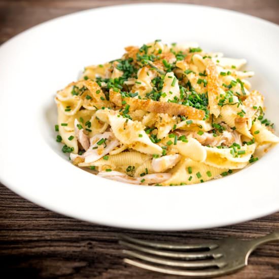 Sage and Onion Chicken Pasta