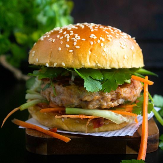 Butter Chicken Burger