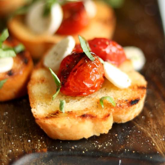 Cherry Tomato Bruschetta