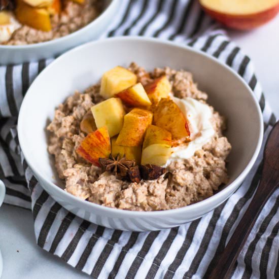 Apple Pie Overnight Oats