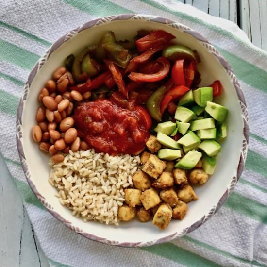 High-Protein Vegan Bowl