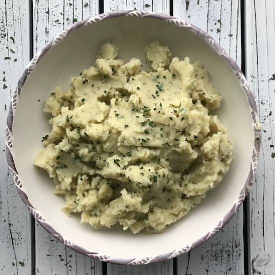 Mustard and Dill Mashed Potatoes