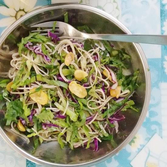 Lettuce, Cabbage Noodle Salad