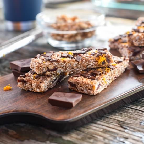 Chocolate Cherry Orange Granola Bar