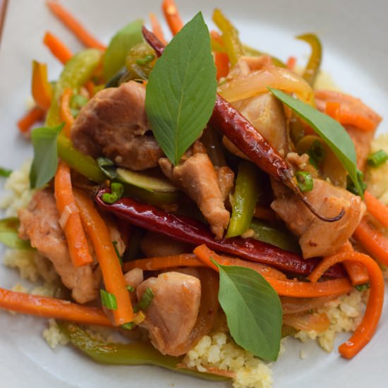 Thai Lemongrass Chicken Stir Fry