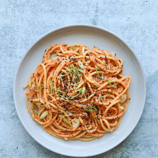 Kimchi Carbonara!