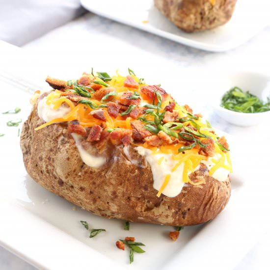 Perfect Fluffy Baked Potato