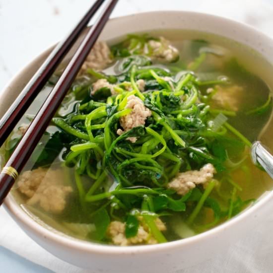 Simple Watercress & Pork Soup