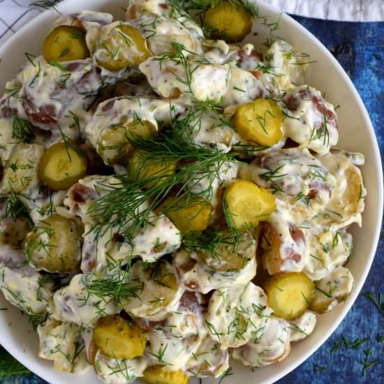 Dill Pickle Potato Salad