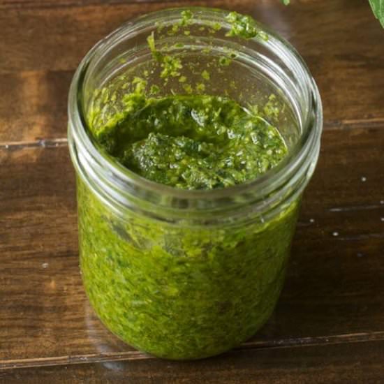 PESTO RECIPE AND HOW TO STORE
