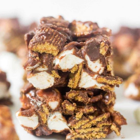NO BAKE S’MORES BARS
