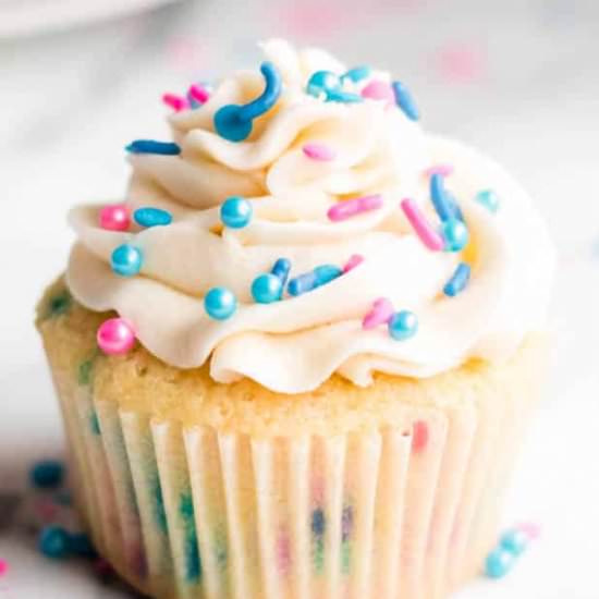 Gender Reveal Cupcakes