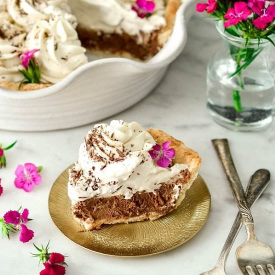 HOMEMADE FRENCH SILK PIE