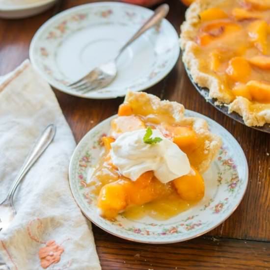 LEMON JELLO PEACH PIE