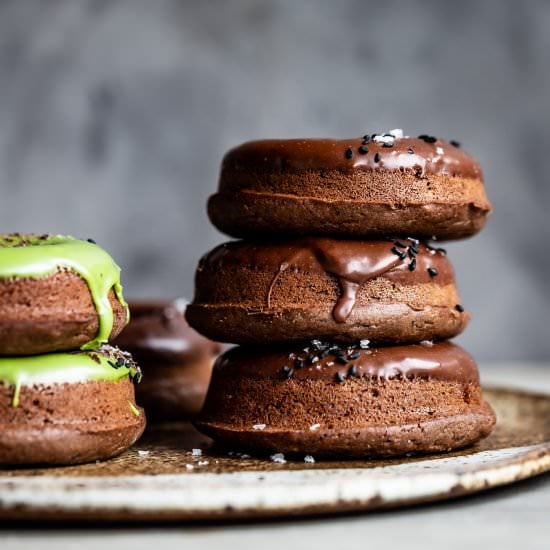 Chocolate Mochi Donuts