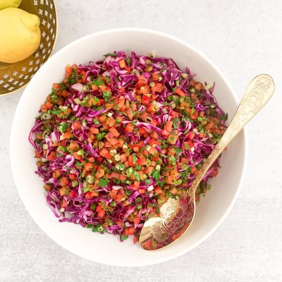 Salatet Malfouf – Red Cabbage Salad