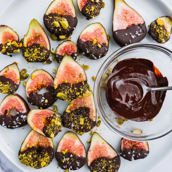 DARK CHOCOLATE COVERED FIGS