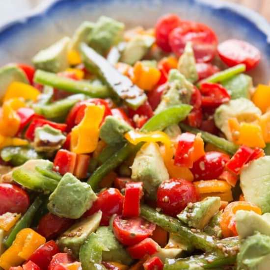 GARDEN BALSAMIC AVOCADO SALAD
