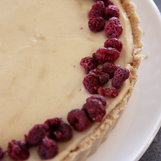 Vegan Peanut Butter and Jelly Tart