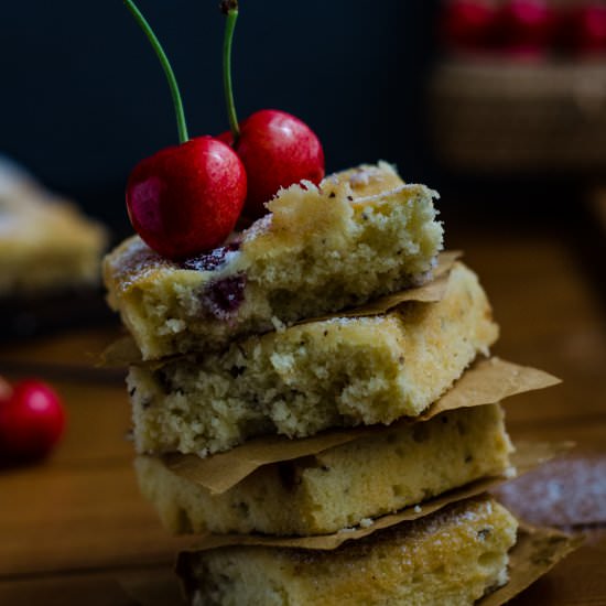 Cherry Coconut Cake