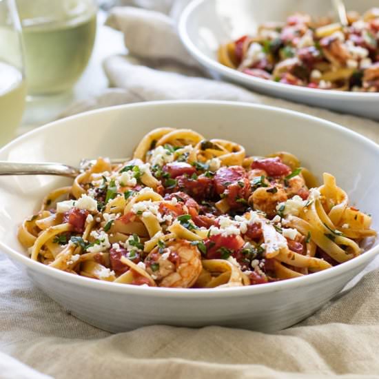 Shrimp Fettuccine