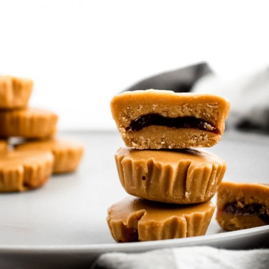 Peanut Butter + Jam Cups