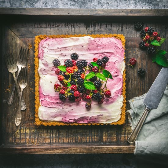 Blackberry-Vanilla Cheesecake