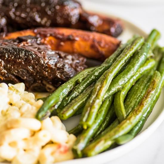 Easy Roasted Green Beans