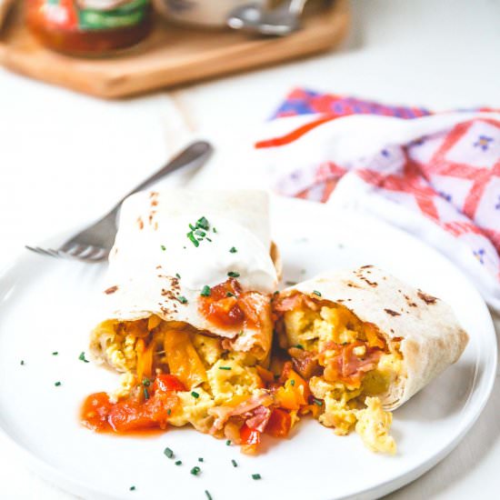 Make Ahead Breakfast Burritos