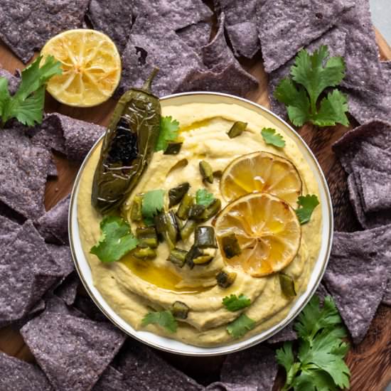 Roasted Lime Jalapeno Hummus