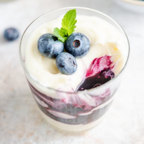 Blueberry Cheesecake Parfaits