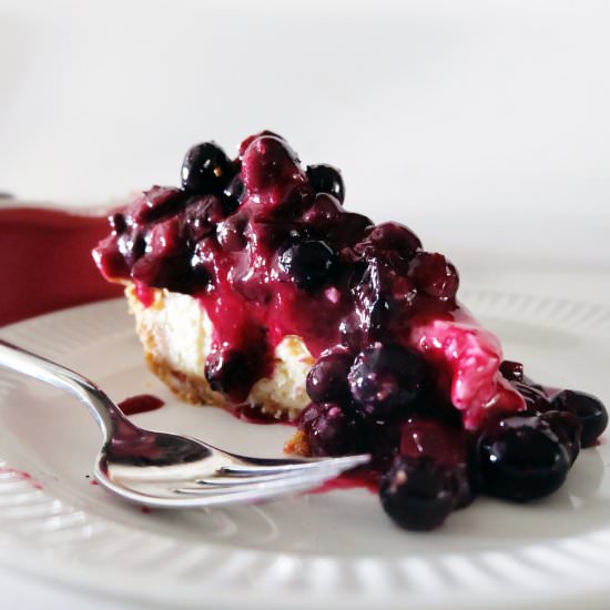 Blueberry Cheesecake Pie