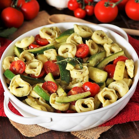 Summer Vegetable Tortellini Salad