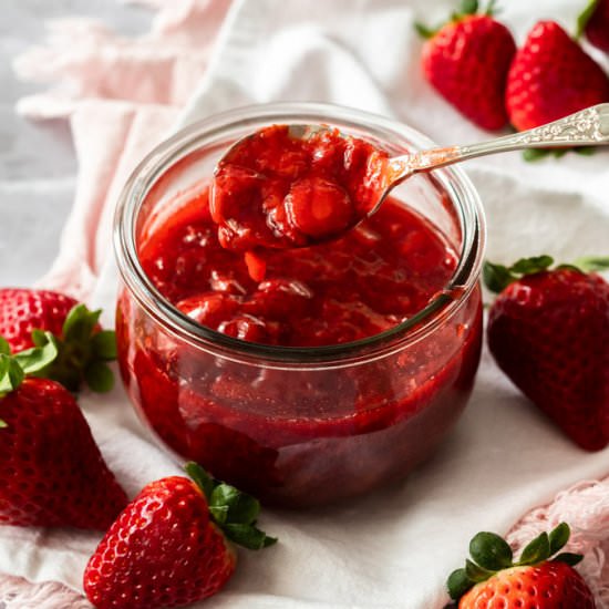 Homemade Strawberry Topping