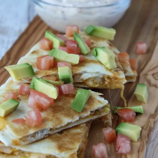 Chipotle Chicken Quesadillas