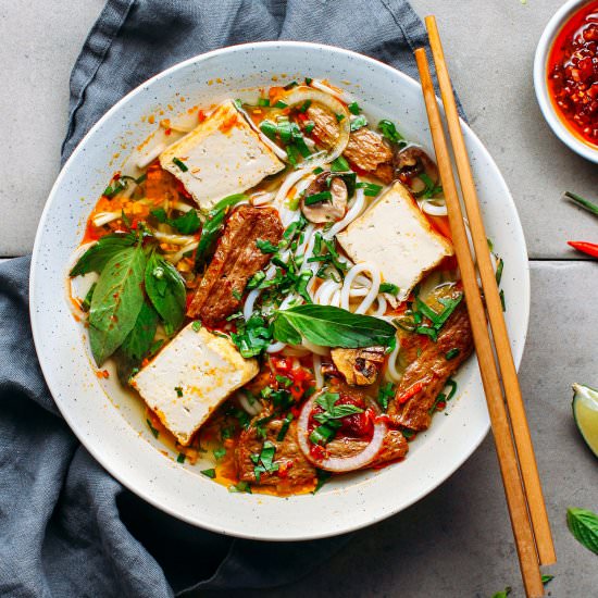 Vegan Bun Bo Hue