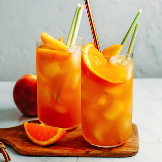 Peach, Orange & Lemongrass Iced Tea