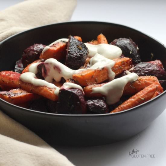 Roasted Beets and Carrots