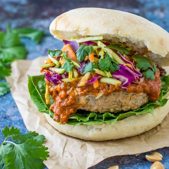 Thai Turkey Burgers
