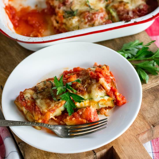 Baked Zucchini Ravioli