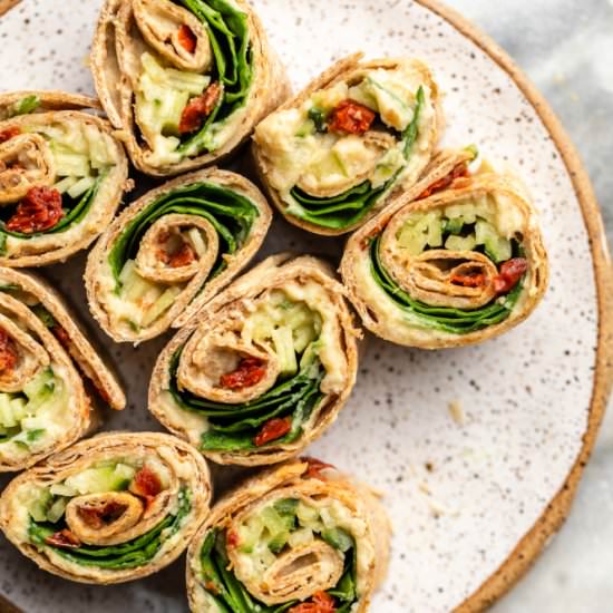 Easy Hummus Pinwheels