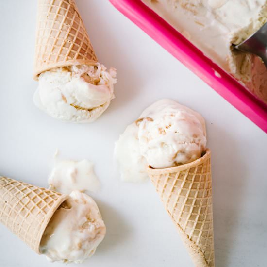 No Churn Salted Caramel Ice Cream