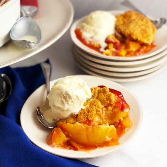 Fresh Peach Cobbler