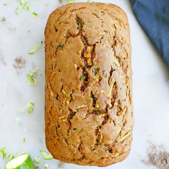 Healthy Olive Oil Zucchini Bread