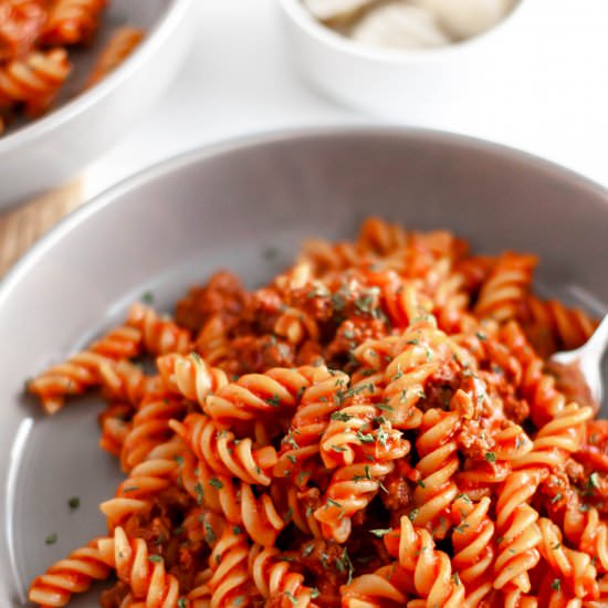 One Pot Sloppy Joe Pasta