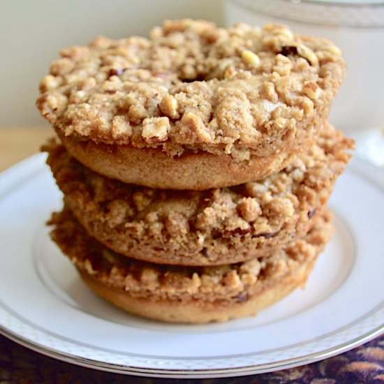 Cinnamon Buttermilk Crumb Donuts