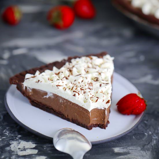 Low-Carb Chocolate Cream Pie