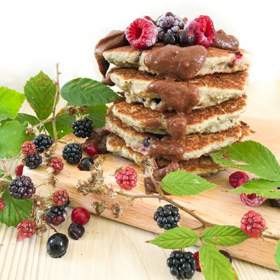 Cakey Pancakes (vegan, gluten free)