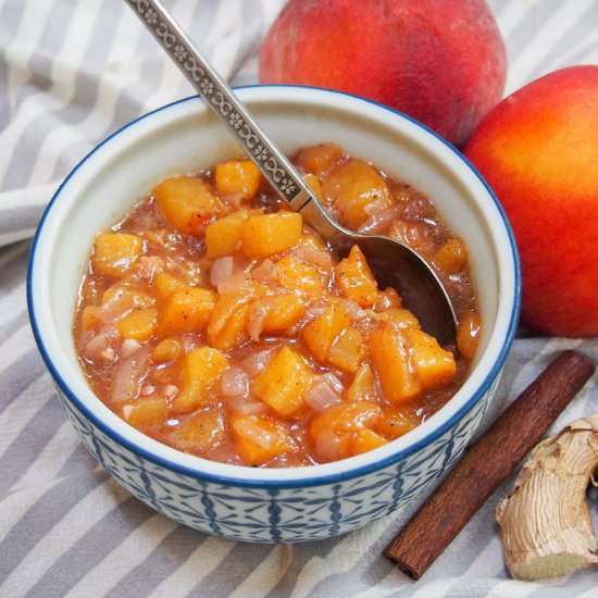 Peach chutney